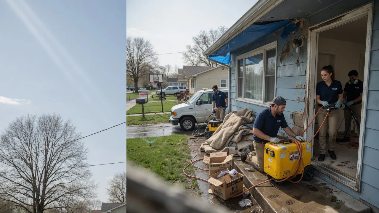 Basement Flood Cleanup in Telephone, TX near me